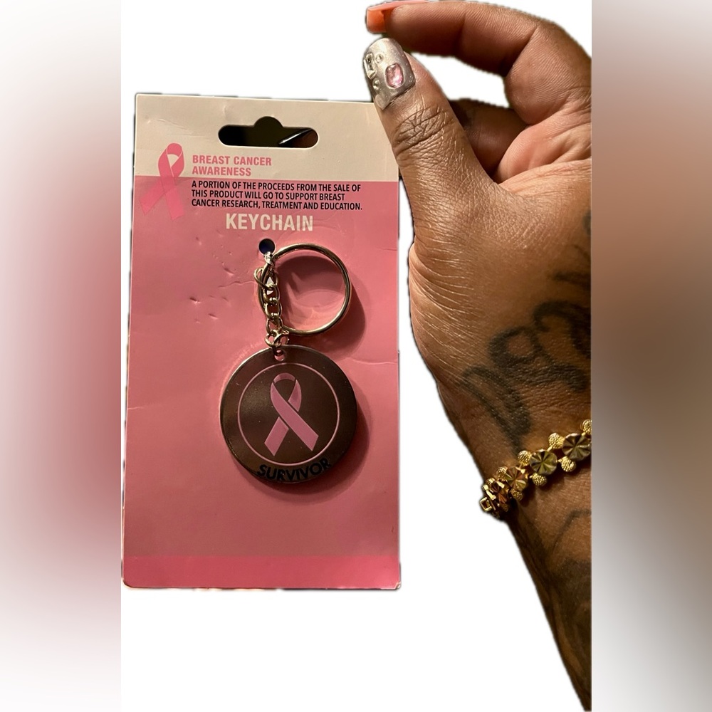 Breast Cancer Awareness Pink Keychain